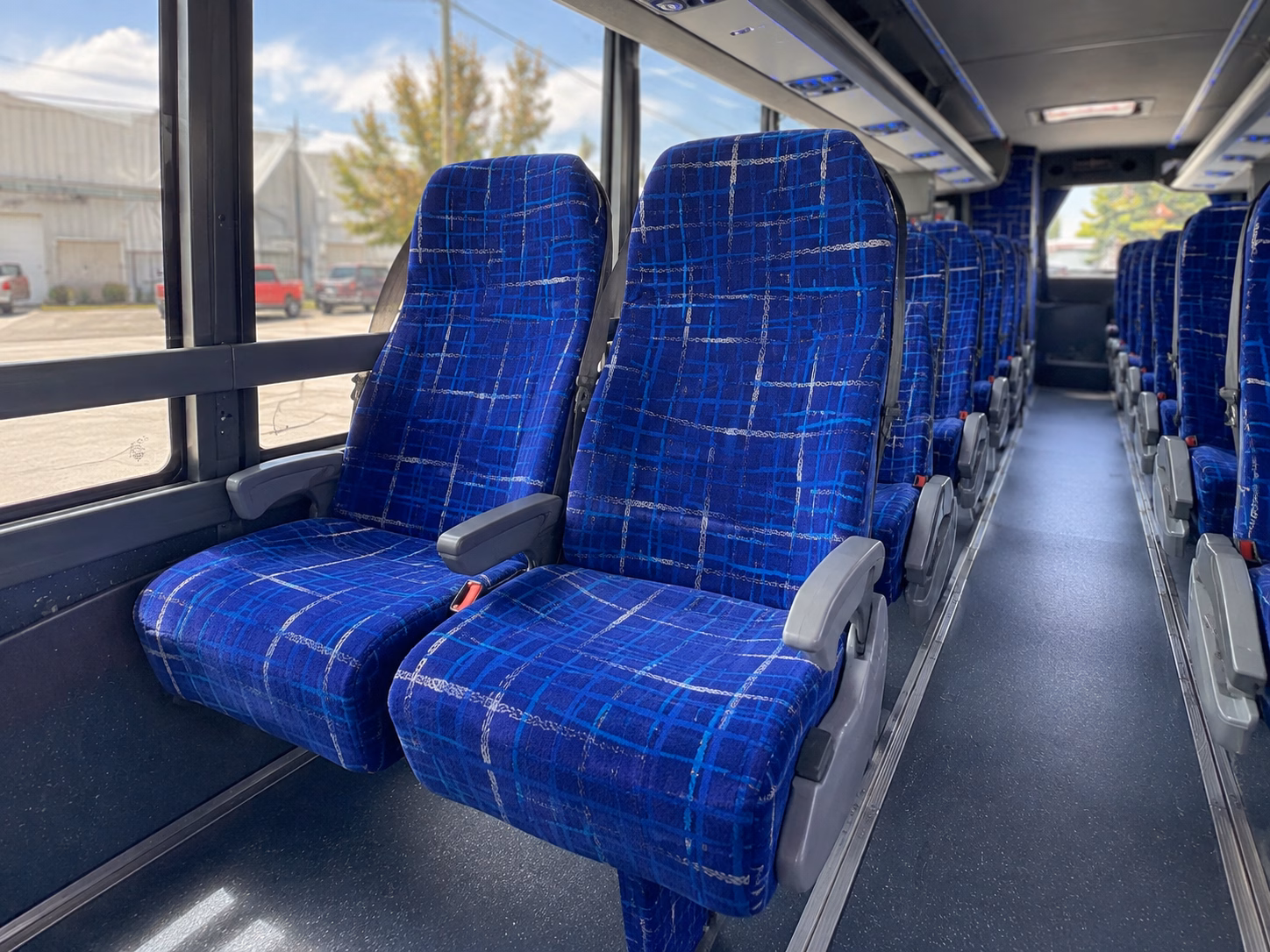 waterbury charter bus services interior