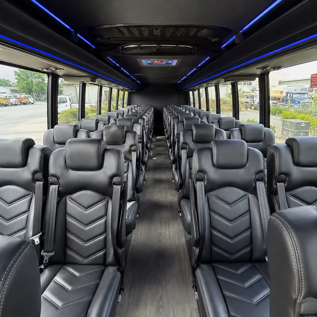 wine event transportation from waterbury to tranquillity vineyard winery
