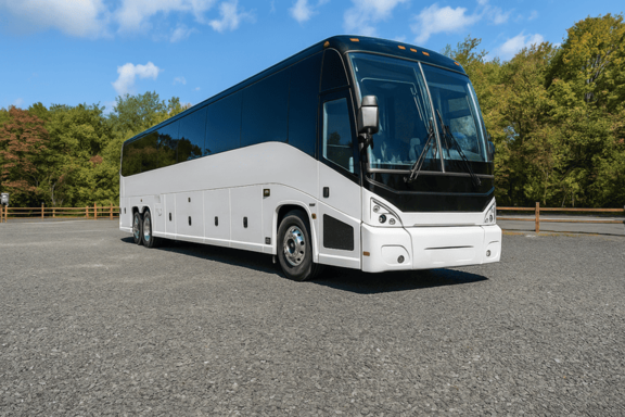Waterbury Shuttle Bus Rentals 56 Passenger Shuttle Bus